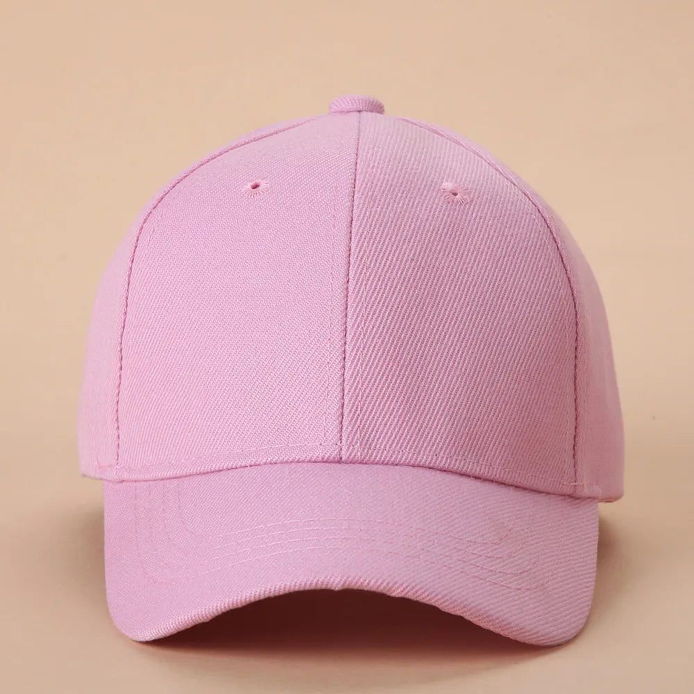 Kid Minimalist Solid Baseball Cap