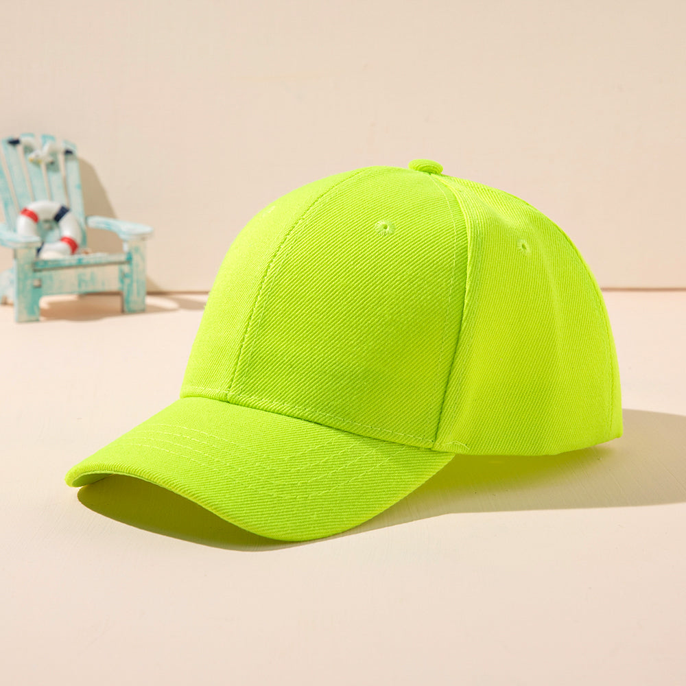 Kid Minimalist Solid Baseball Cap