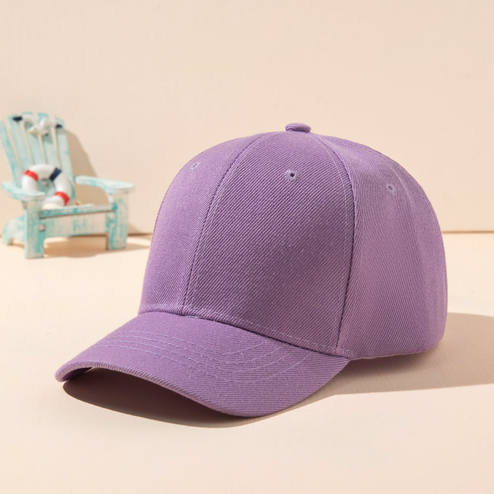 Kid Minimalist Solid Baseball Cap