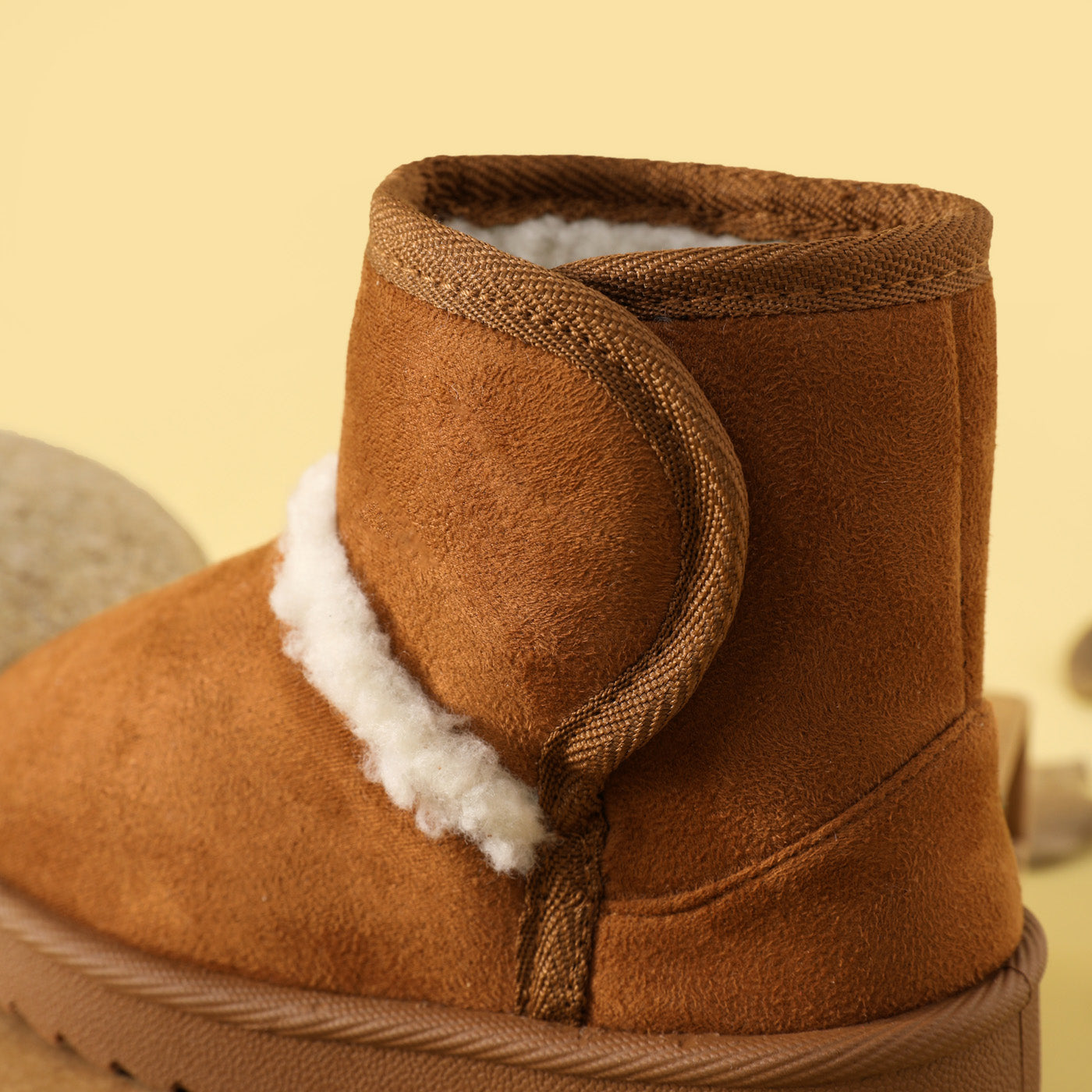 Kids’ Snow Boots with Cozy Sheepskin Lining