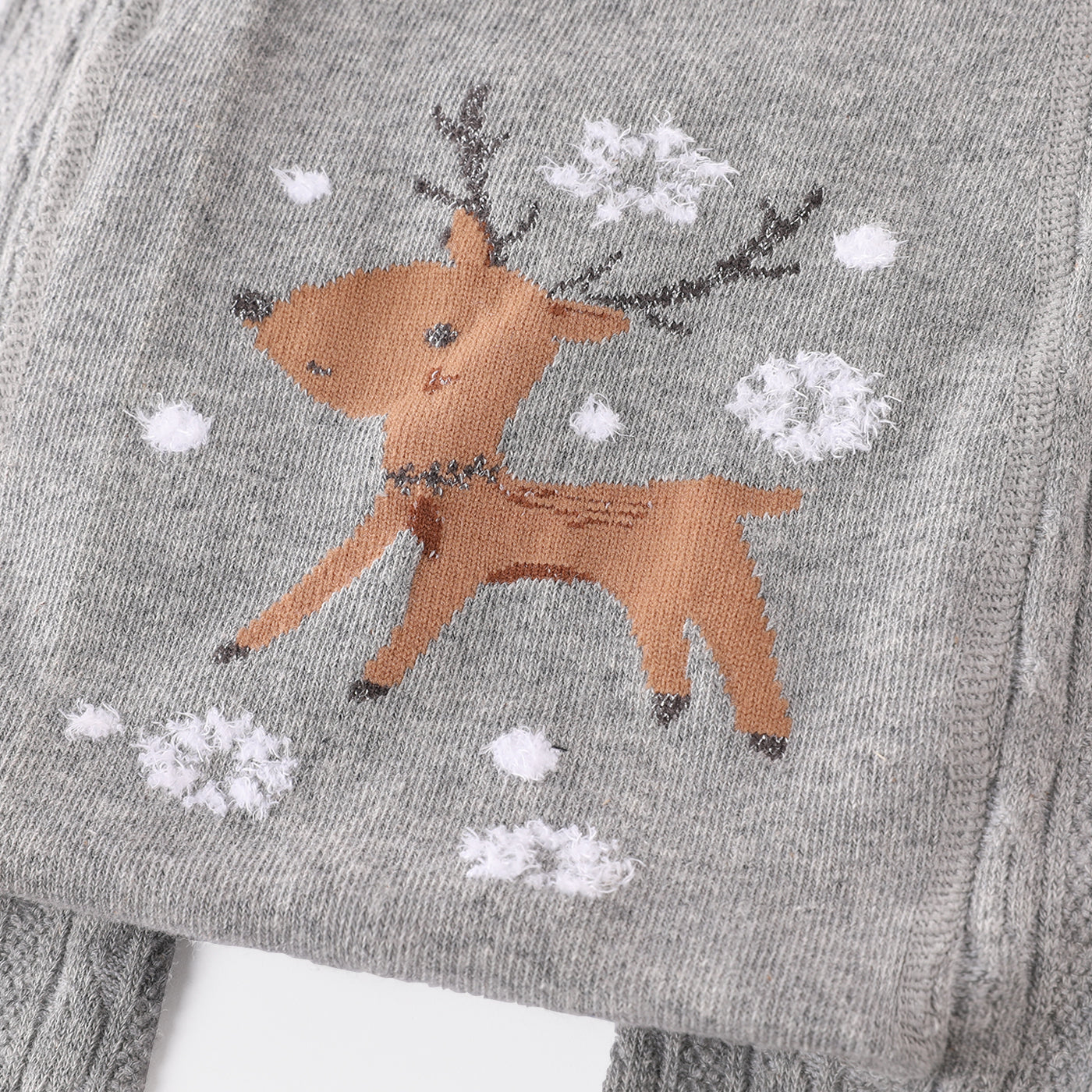 Little Girls Cartoon Deer Leggings