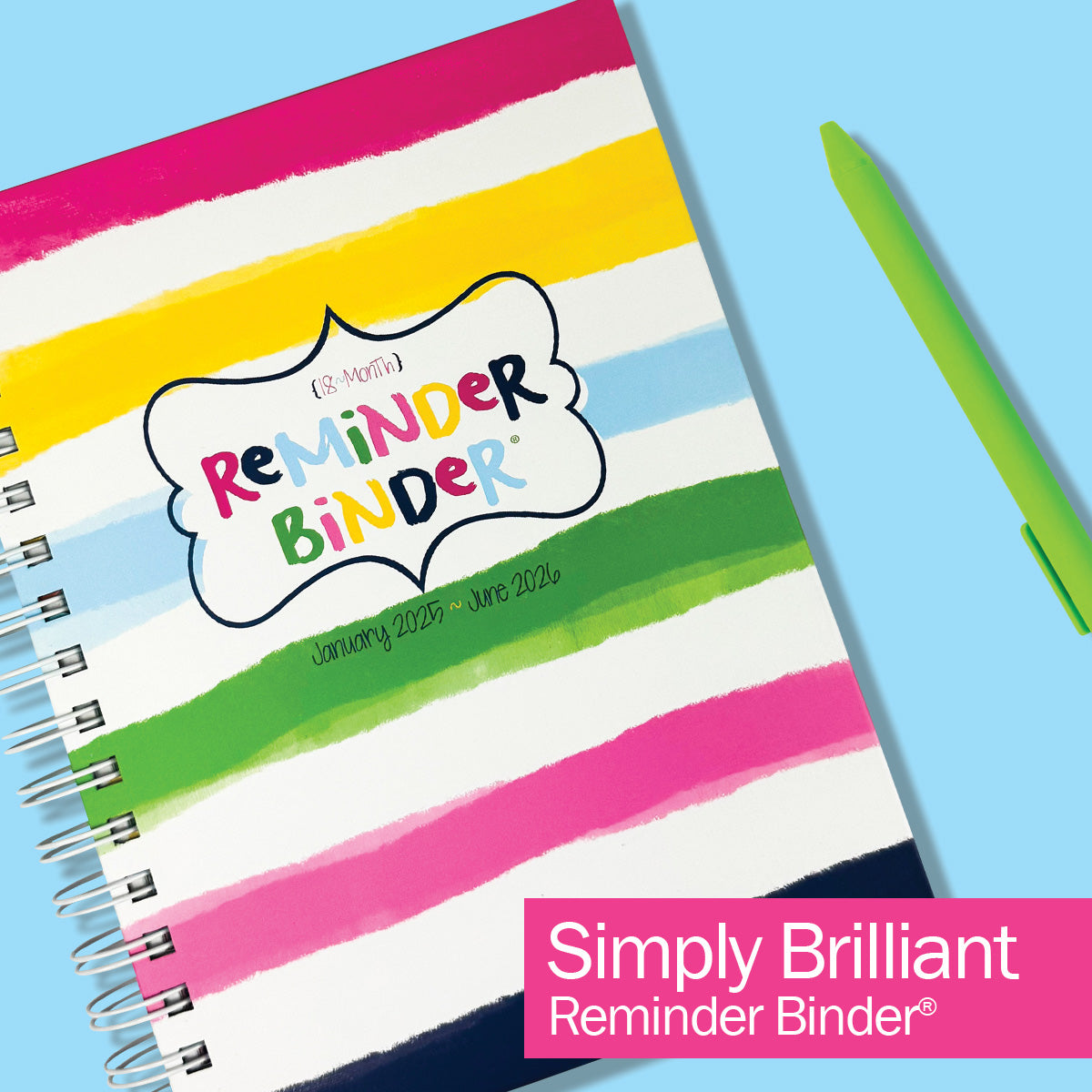 NEW! Dream Gift Planner Bundle | 2025-26 Reminder Binder® Planner | [2] Planner Pads & Pocket Notebook