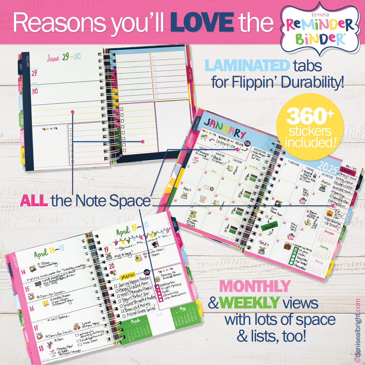 NEW! 2025-26 Reminder Binder® Planner | January 2025 - June 2026