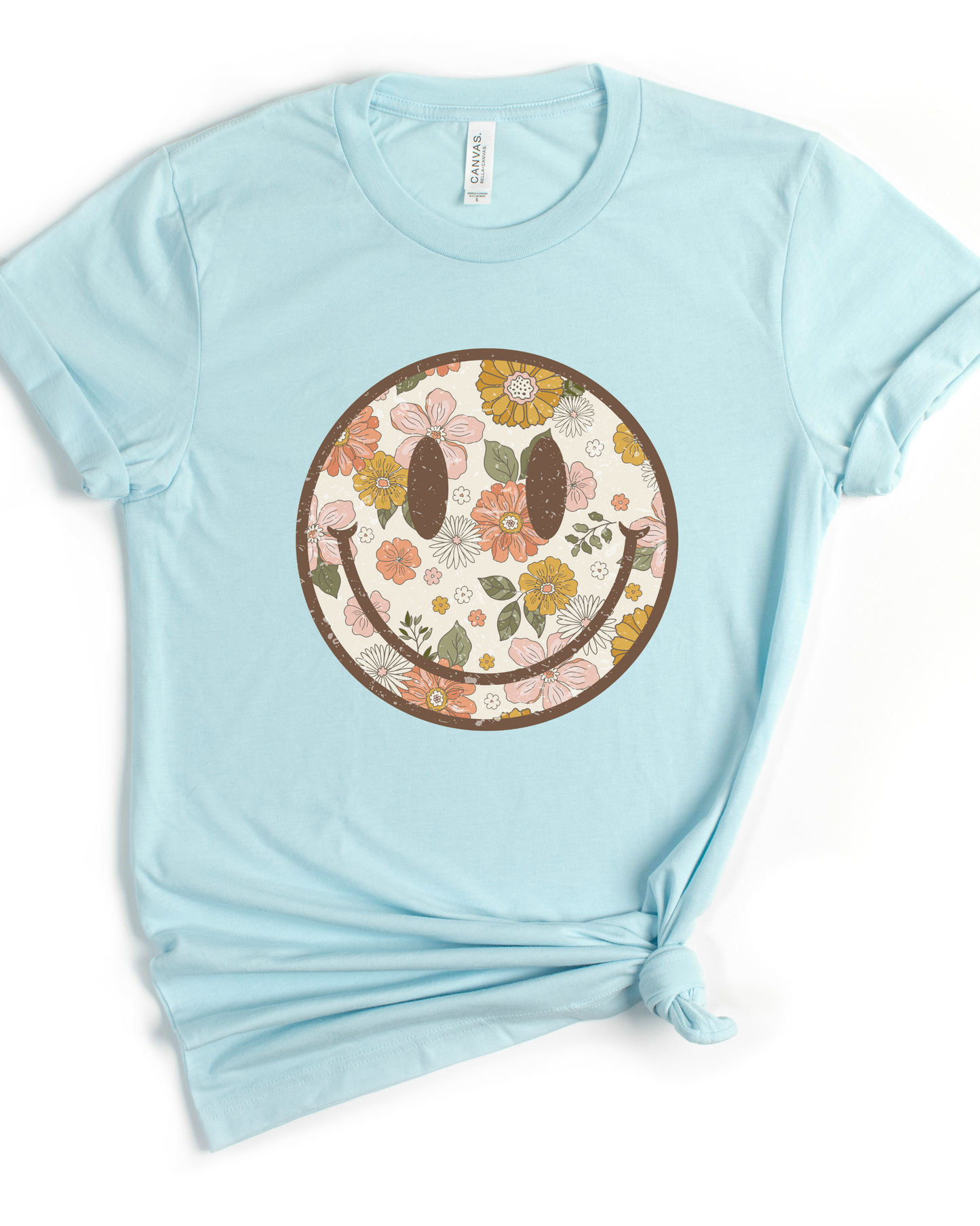 BOHO SMILE TEE (BELLA CANVAS)