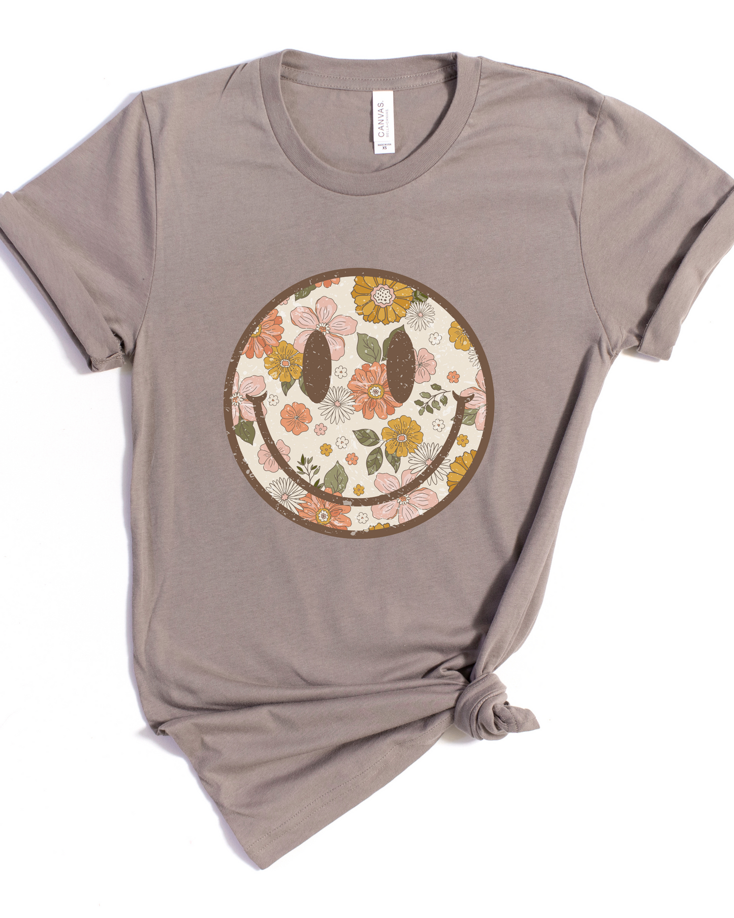 BOHO SMILE TEE (BELLA CANVAS)