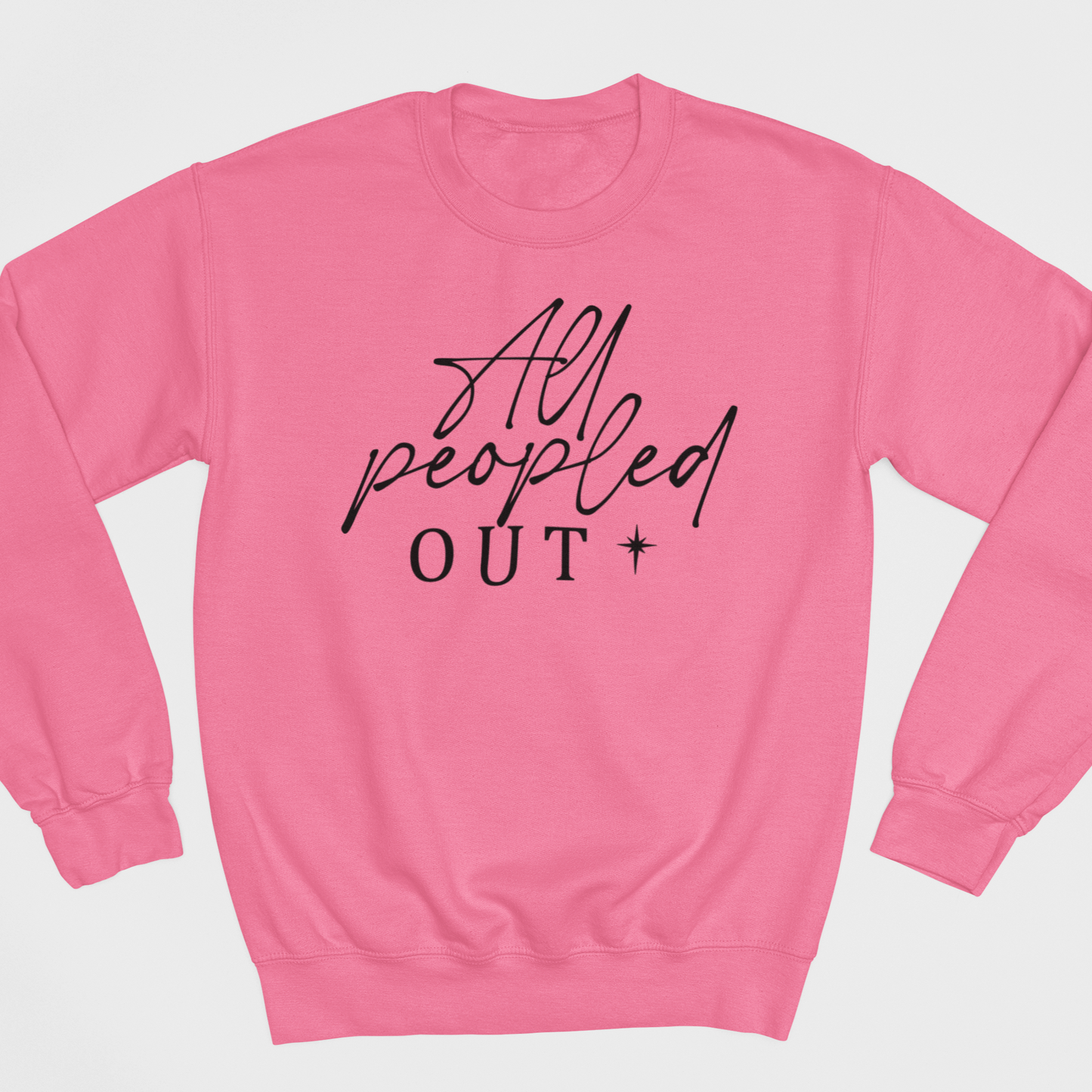 All Peopled Out Graphic Sweatshirt