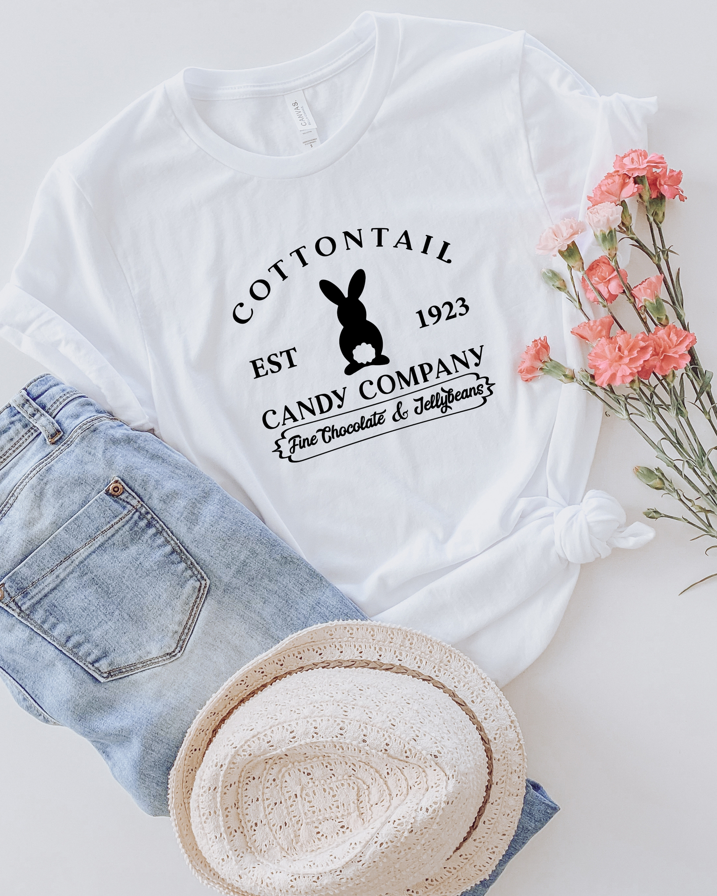 COTTONTAIL CANDY COMPANY TEE (BELLA CANVAS)